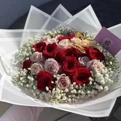 Ramo De Rosas Naturales 