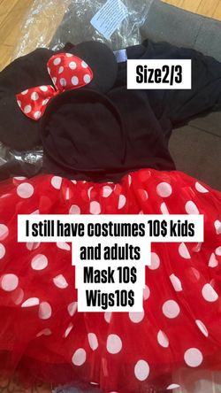 Halloween costumes, mask,wigs