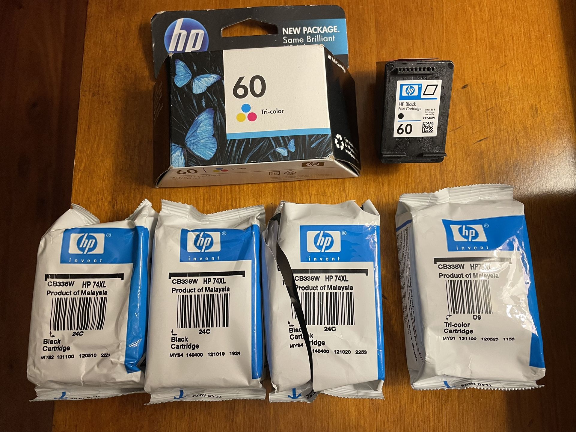 HP Printer Cartridges-$5 Each
