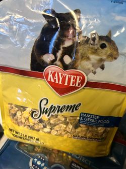 Hamster and gerbil food
