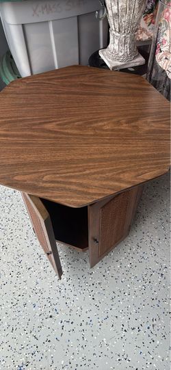 Side table with lots of storage