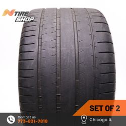 Pair of 2 Used  7/32 Summer  345/30ZR19  109Y  Michelin  Pilot Super Sport
