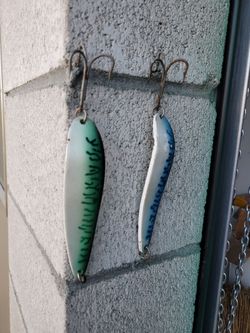 Vintage salt water Fishing  Krocodile irons jigs
