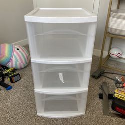 Three Drawer Storage