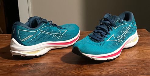Mizuno Wave Rider 25 Running Shoes Teal US 8.5