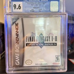 1st Print Minty Sealed Final Fantasy Dawn Of Souls 1-2 Vintage Gba! 9.6A++💎👌🏻