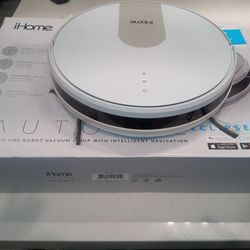 iHome AutoVac Eclipse G - All In One Robot Vacuum And Mop With Intelligent Navigation 