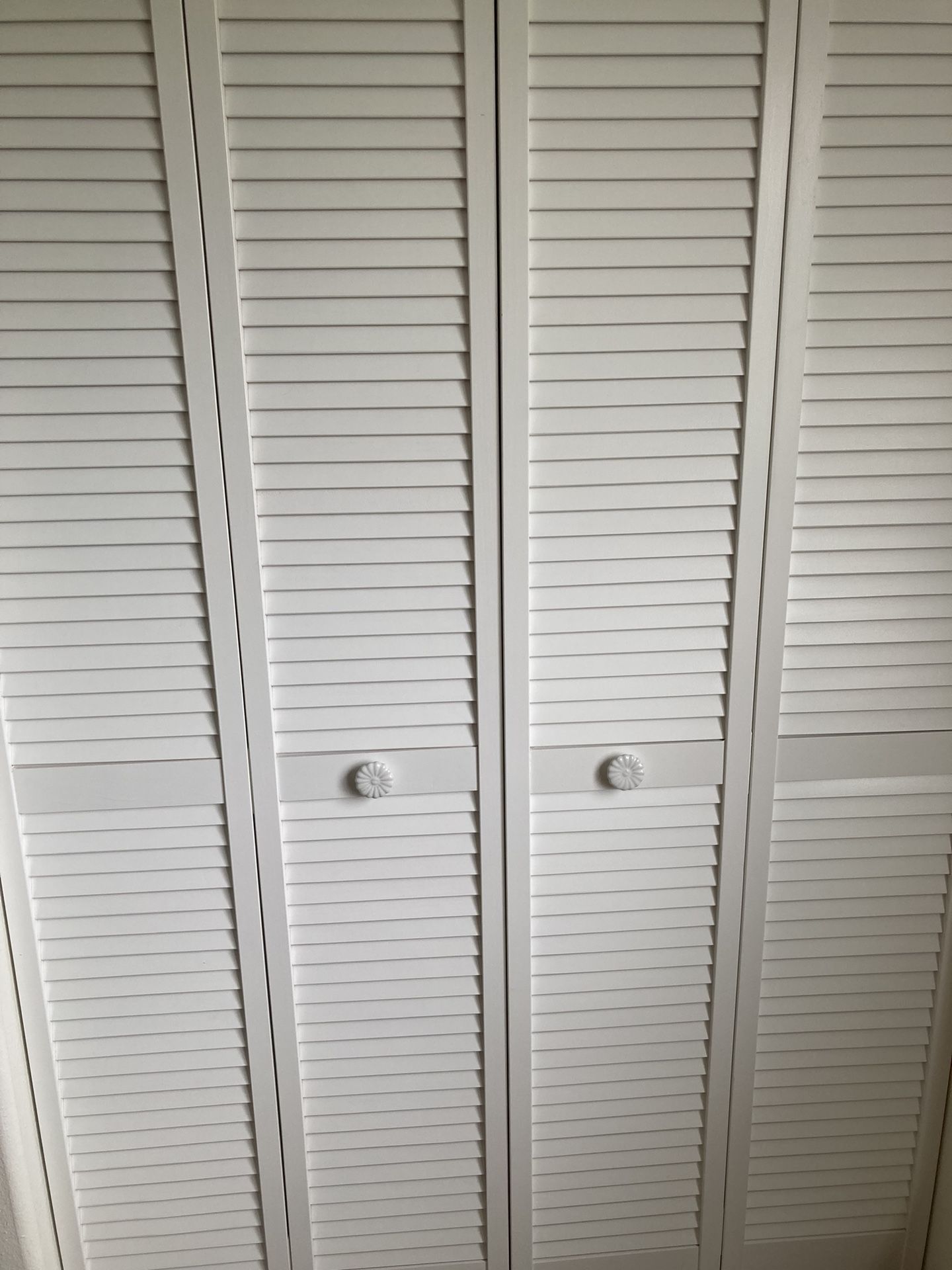 2 Reliabilt 24 in x 80 in White Closet Bifold Doors