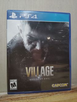PS4 resident evil VILLAGE