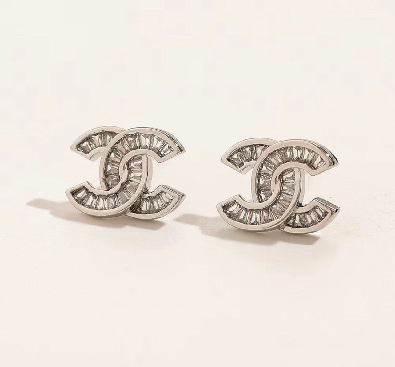 CC Silver Classic Earrings