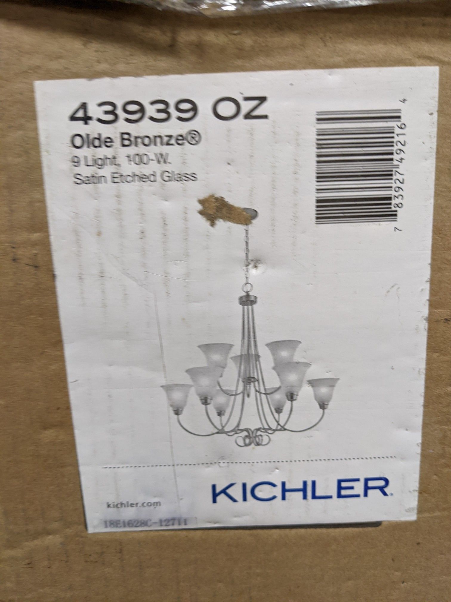Kichler chandelier