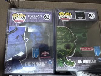 Funko Pop Art Series Batman Penguin and Riddler Target Exclusive Bundle