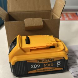 20v max 8ah extended range battery compatible for DeWalt tools