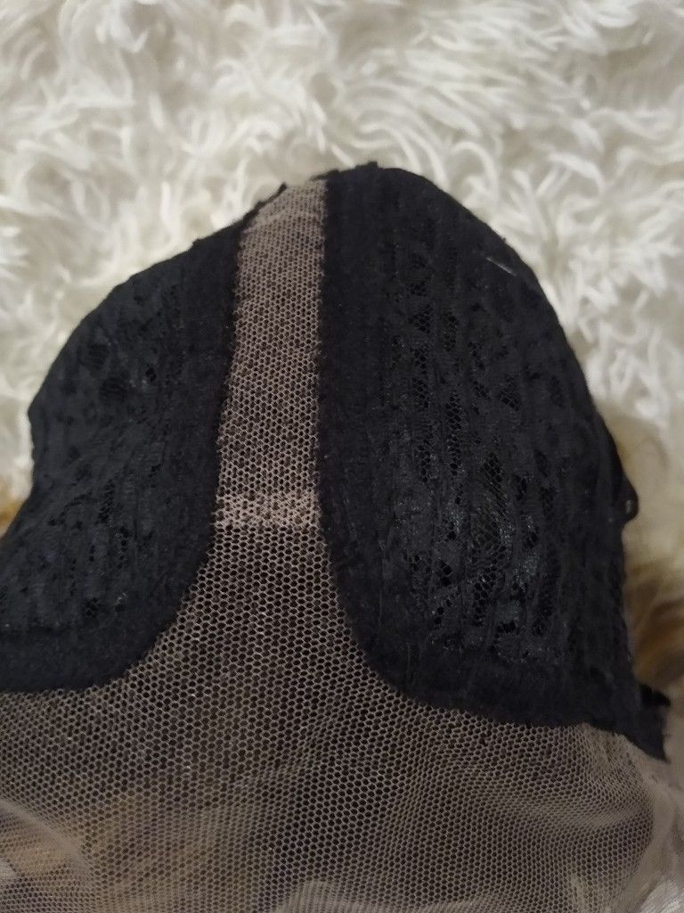 Human Hair Blend Bob Lace Front Wig
