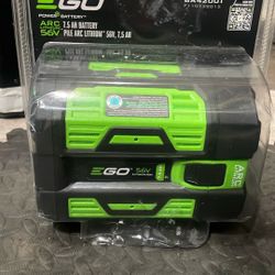 EGO 56v LITHIUM ION 7.5 AH AND 5.0AH