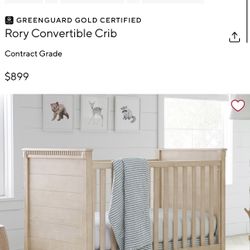 Pottery barn baby crib