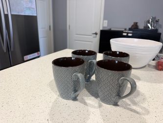 2 Set of 4 Ceramic Coffee Mugs