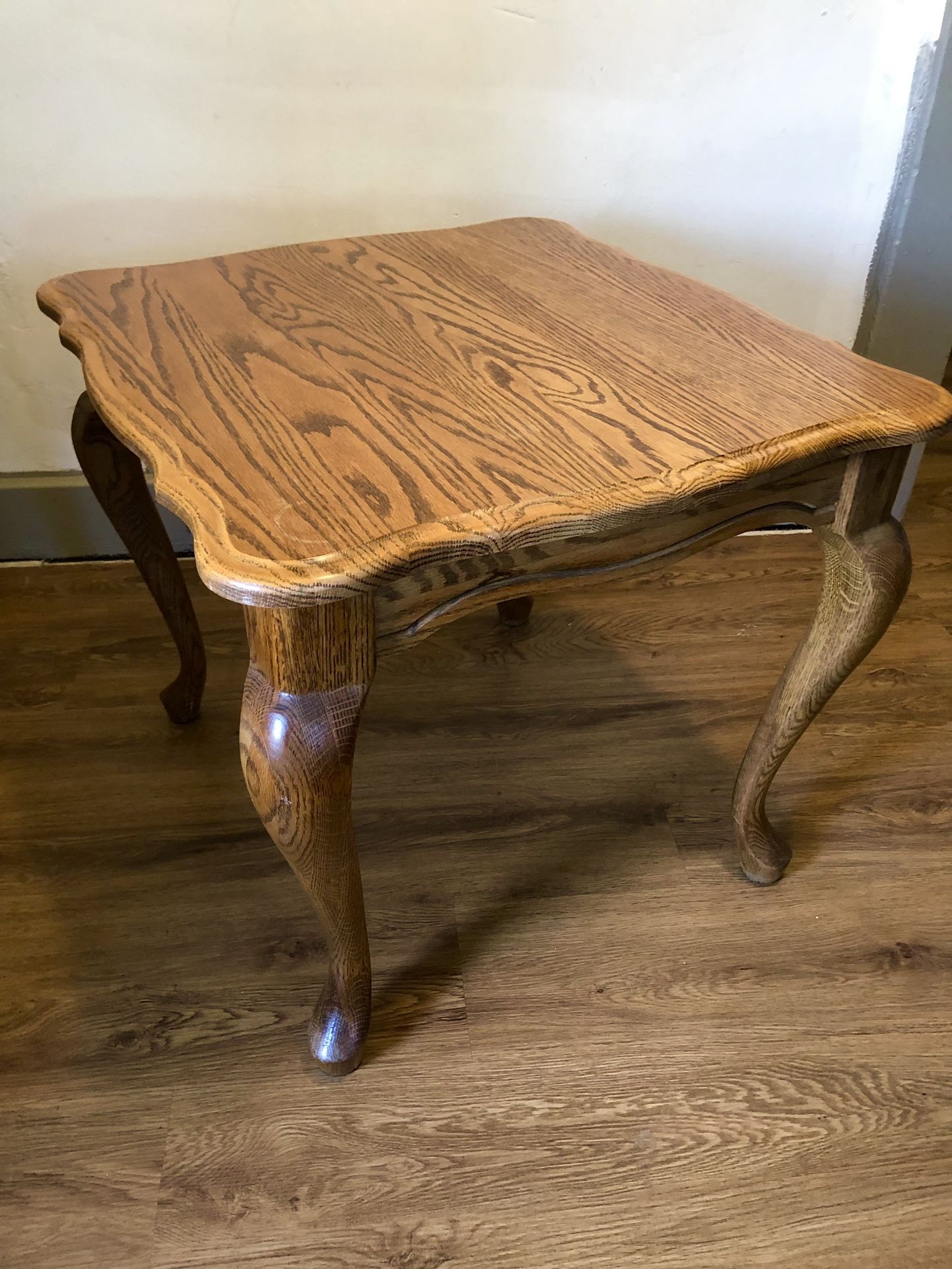 Oak End Table