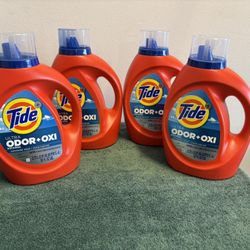 Tide 92 Oz Odor & Oxi Liquid Laundry Detergent 