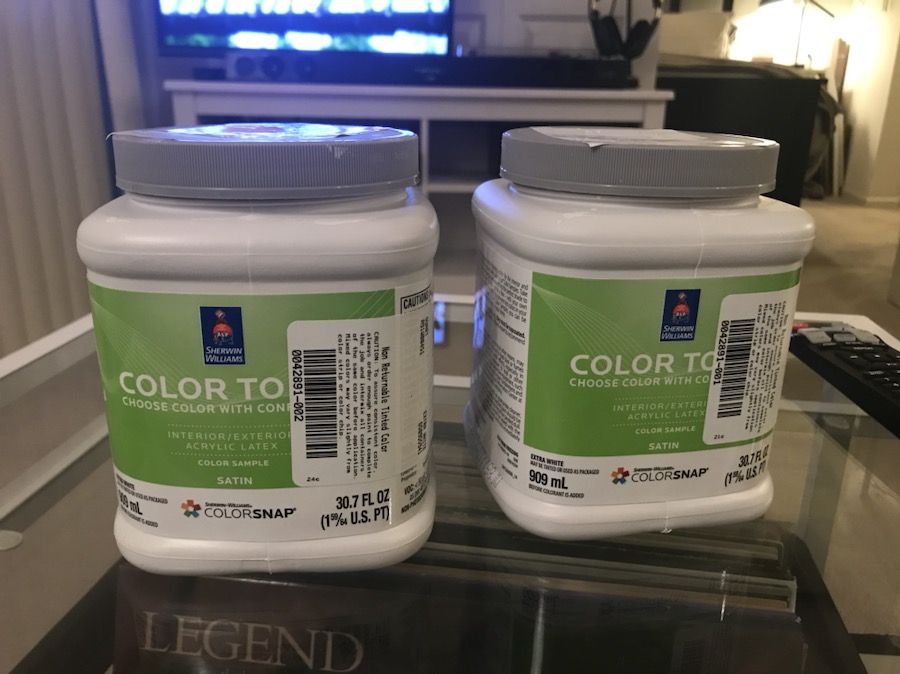 Sherwin Williams Paint Samples