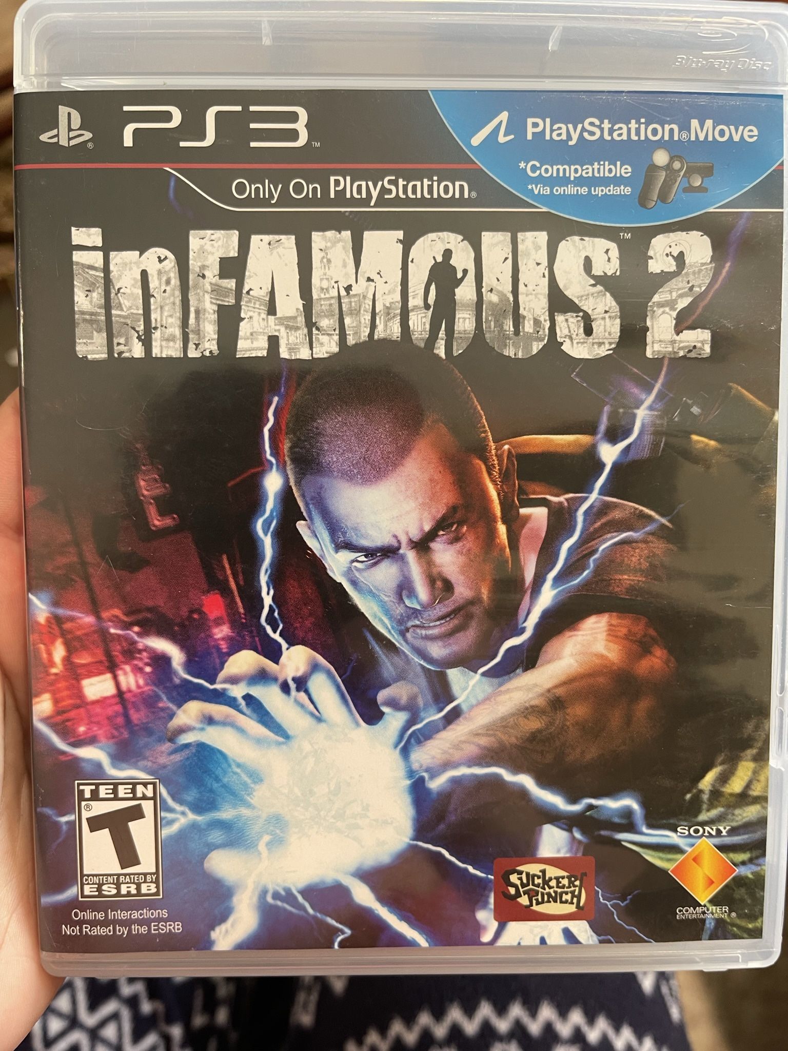 PS3 Infamous 2 Video Game 