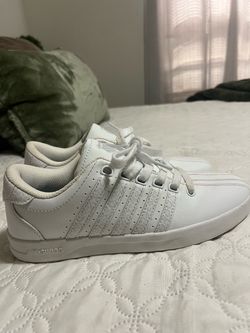 K-Swiss White Low-Top Sneakers