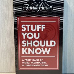Trivial Pursuit Stuff You Should Know Party Game Ages 16+ 2021 Hasbro NEW SEALED