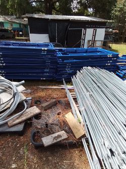 Scaffolding systems and accessories, new and used