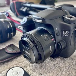 Full Professional Camera Kit  - Canon EOS 70D DSLR Digital Camera