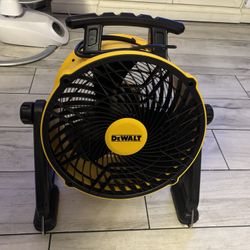DEWALT 16 Inch Heavy Duty Floor Fan, High Velocity Barrel Shop Fan, 3-Speed Powerful 