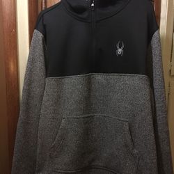Spyder Venom Fleece Jacket Mens XL Charcoal 