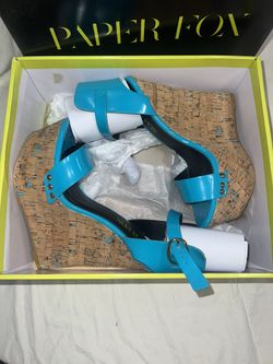 Heels, Sandal, Platform Heels Turquoise
