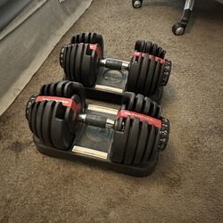 Bowflex Adjustable Dumbbells From 5lbs-52.5lbs
