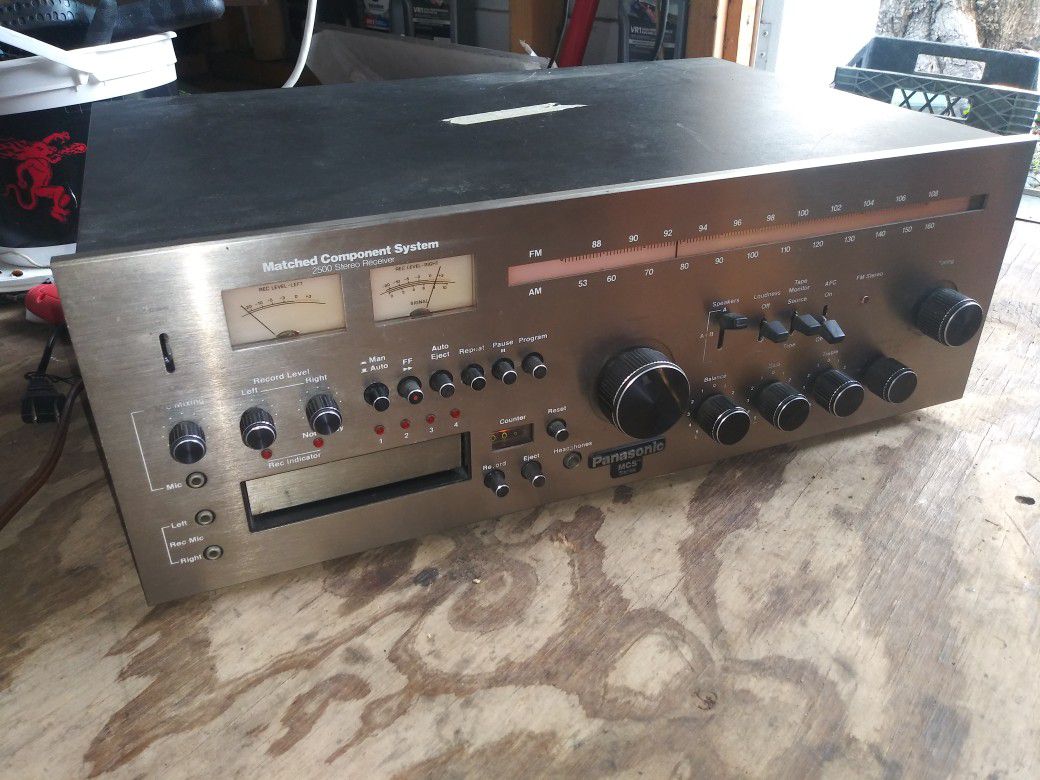 1970's Panasonic MCS 2500 8-Track Stereo Receiver