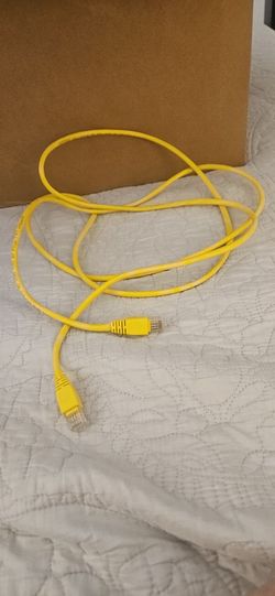 Yellow Ethernet Cable