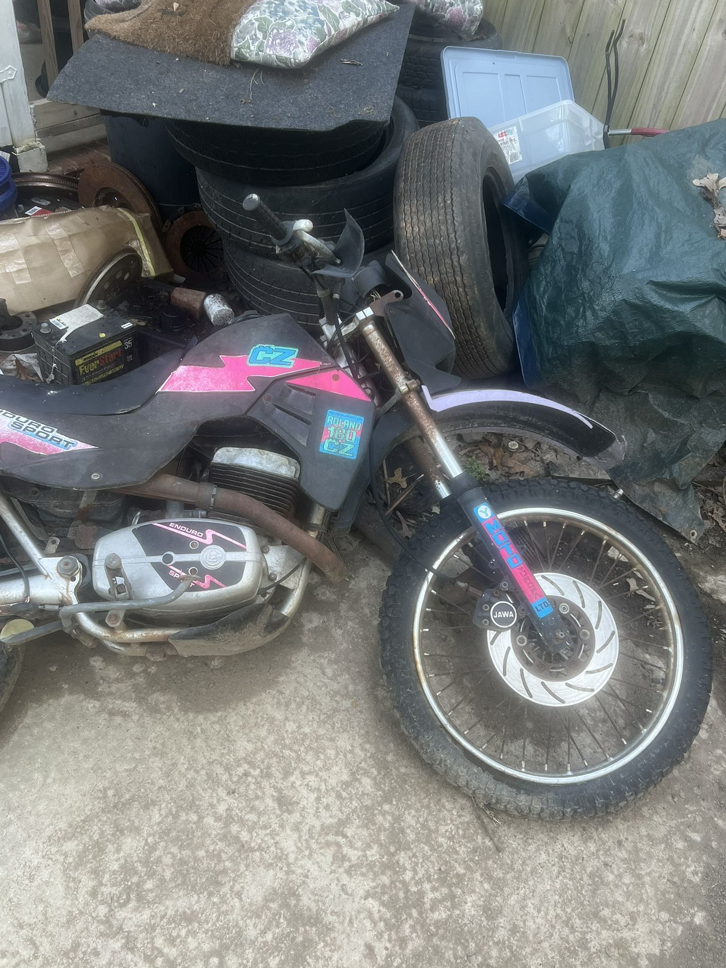 1994 jawa cz 180 enduro