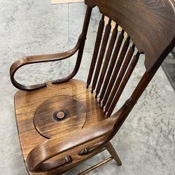 Antique Adult Potty Chair