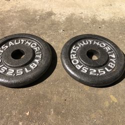 Weight Plates of 2.5 Lbs.