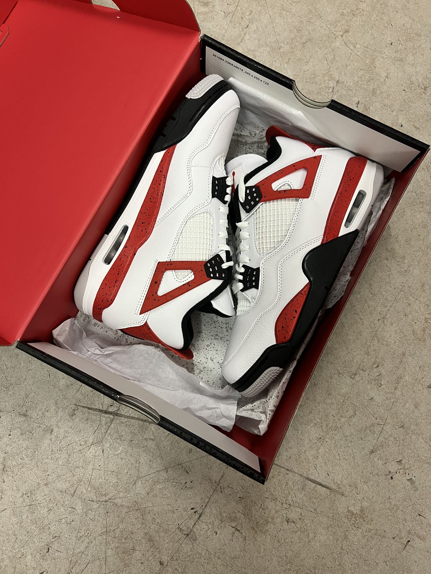 Brand New Jordan 4 Retro “Red Cement”