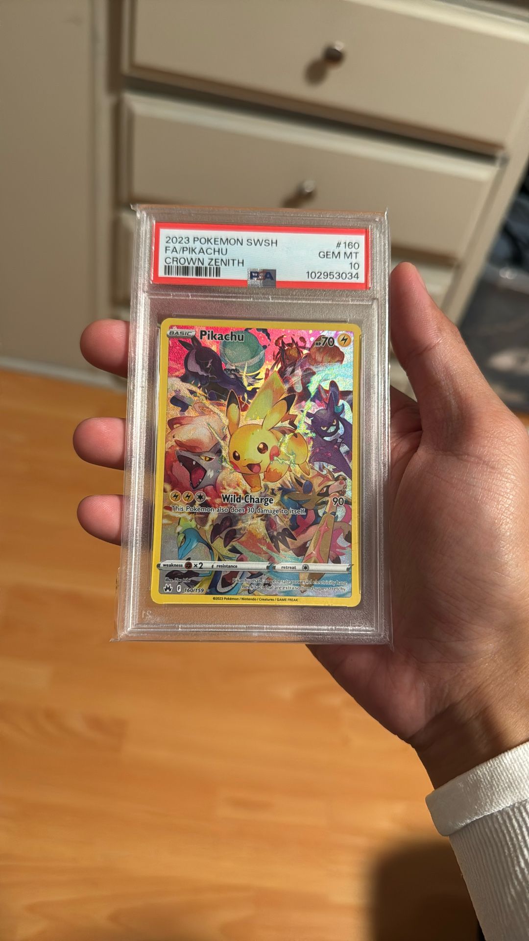 Crown Zenith Pikachu Psa 10