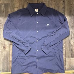 New Balance Made in USA Seasonal Work Jacket Dark Mercury Purple Size Medium