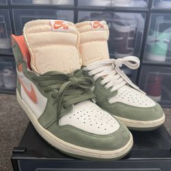 Authentic Jordan Retro 1 OG Craft Celadon 