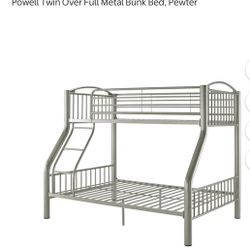 Twin Over Full Size Bunk bed W/ Mattresses