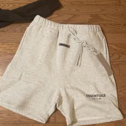 Brand New Essential Oatmeal Shorts Size L