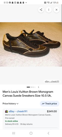 Louis vuitton brown monogram canvas shoes