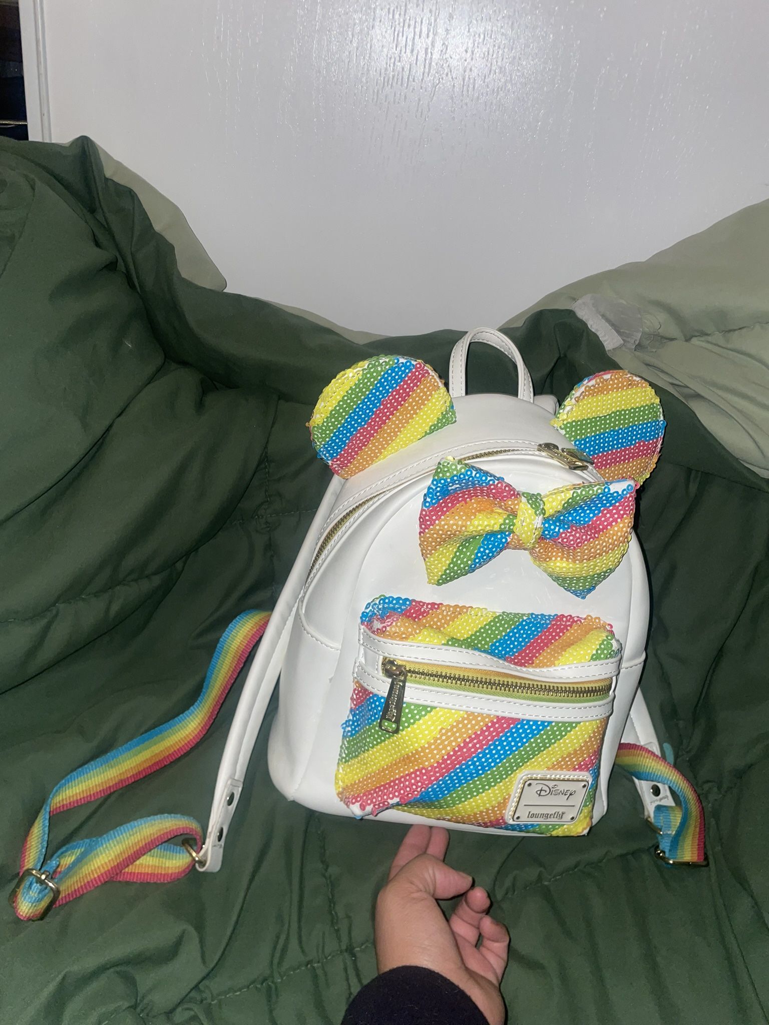 Disney Loungefly Rainbow Mickey Backpack