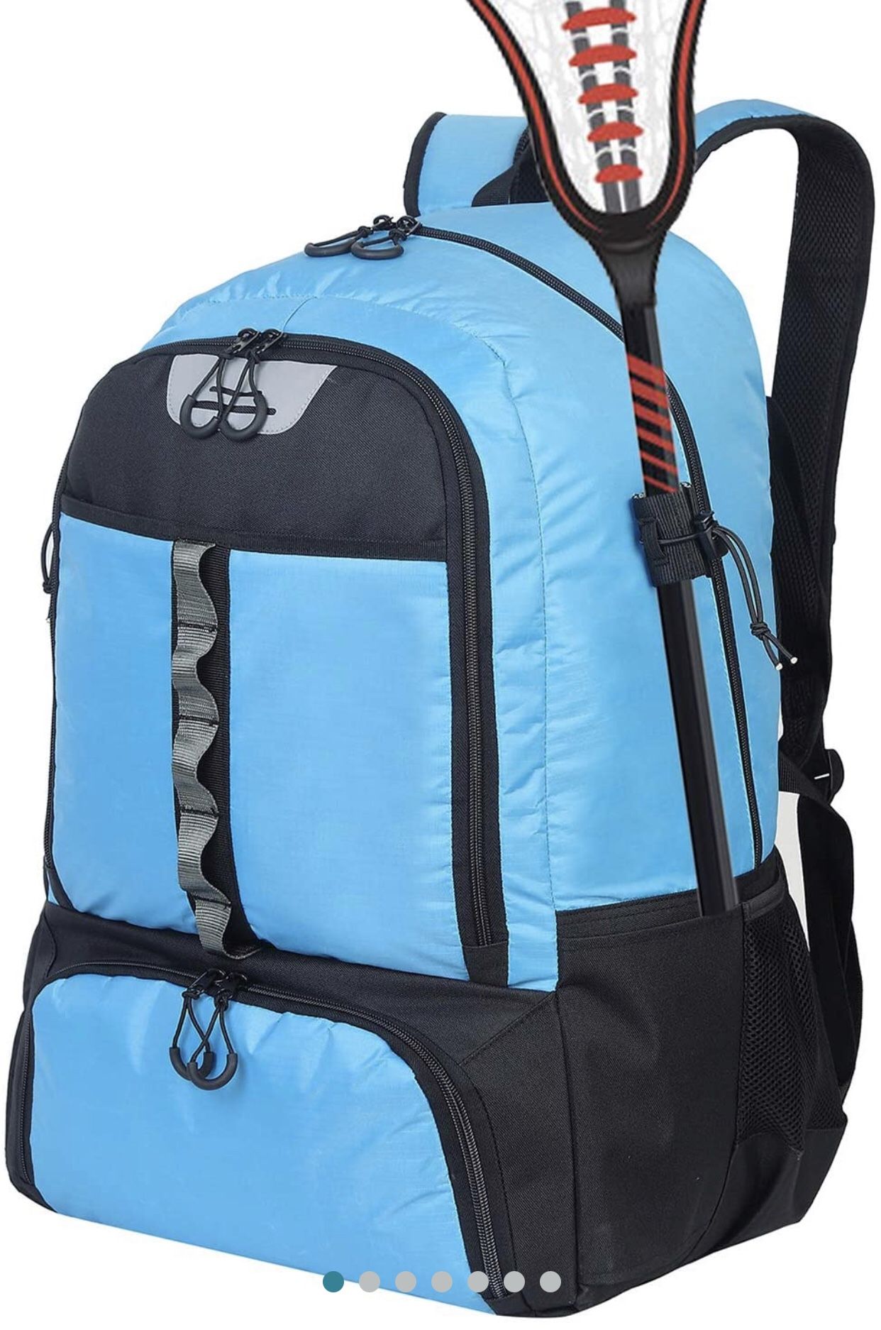 G GATRIAL Lacrosse-Backpack Lacrosse-Bag Field Hockey-Bag - Extra Large Holds All Lacrosse Equipment Two Stick Holders and Separate Cleats Compartment