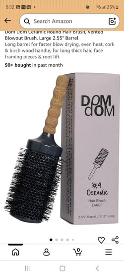 Dom Dom Ceramic Round Hair Brush Large