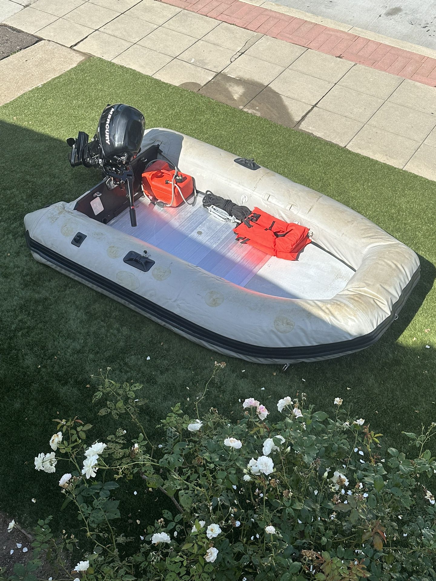 10 Foot Inflatable Motorized Dinghy With 10HP Engine
