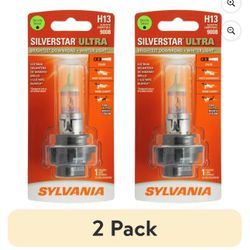 (2 pack) Sylvania H13 SilverStar ULTRA Halogen Headlight Bulb